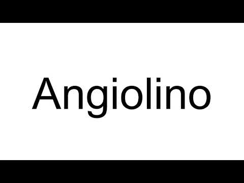 How to Pronounce Angiolino ( Italian )