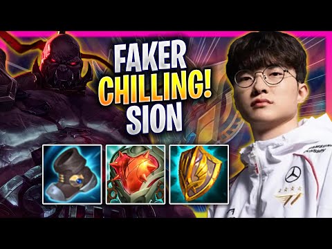 FAKER CHILLING WITH SION MID! - T1 Faker Plays Sion MID vs Zoe! | Season 2025