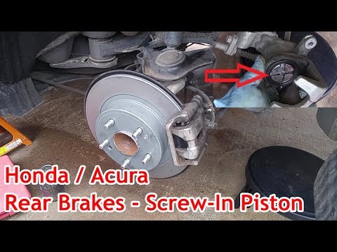 Honda Accord Sport GDI / Acura TSX Rear Brakes - Screw-In Type Piston Calipers