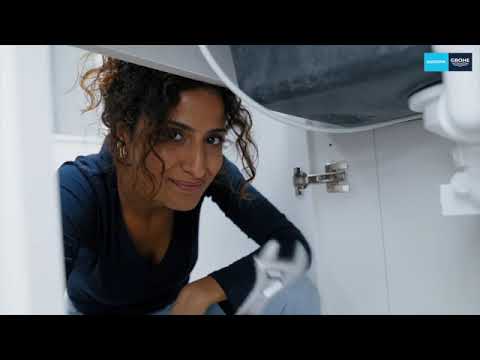 Grohe QuickFix Start - Spültisch Einhebelmischer mit ausziehbarer Brause, Chrom 30531001