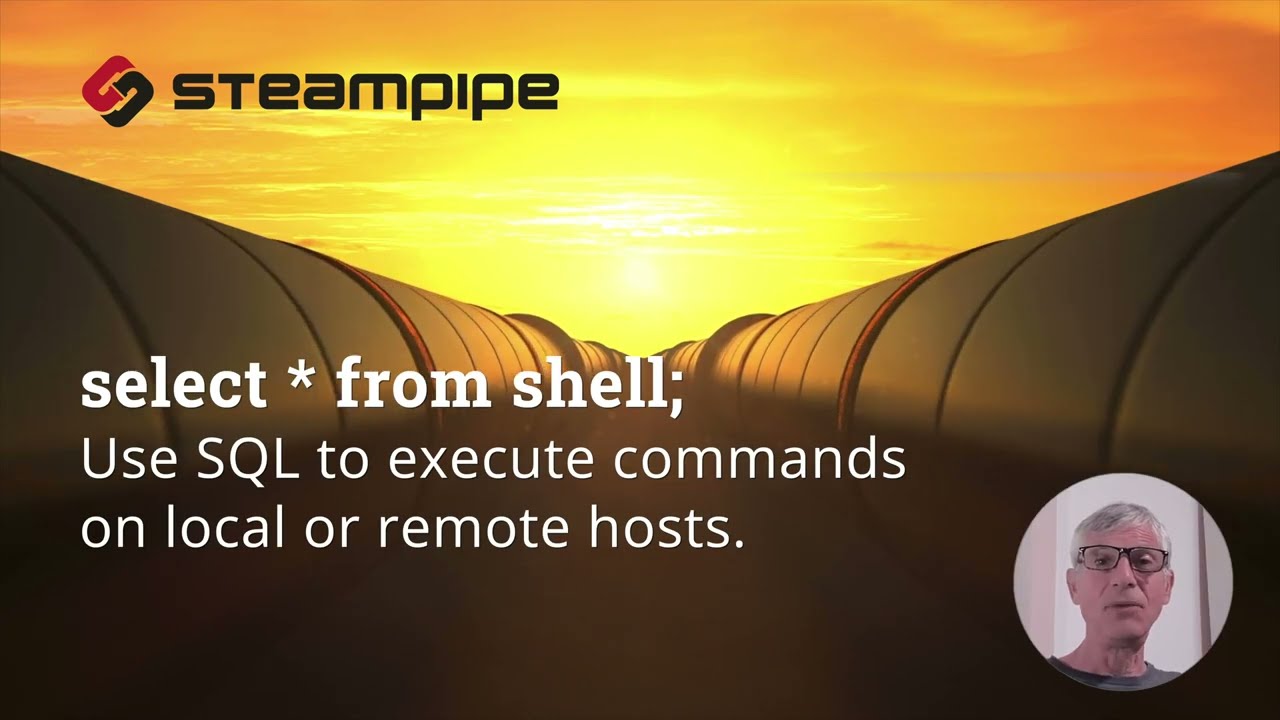 select * from shell; Use SQL to execute commands on local or remote hosts!