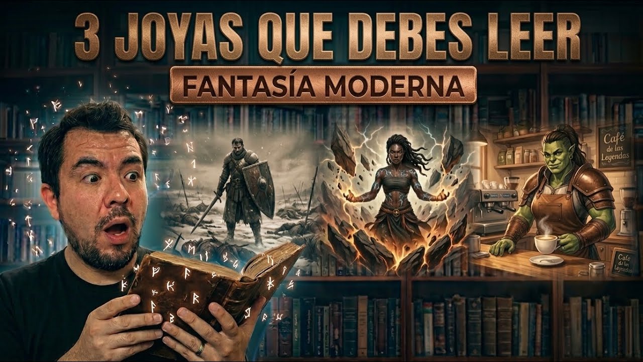 3 Joyas de la FANTASÍA MODERNA para empezar a leer 🗡️ Parte 2