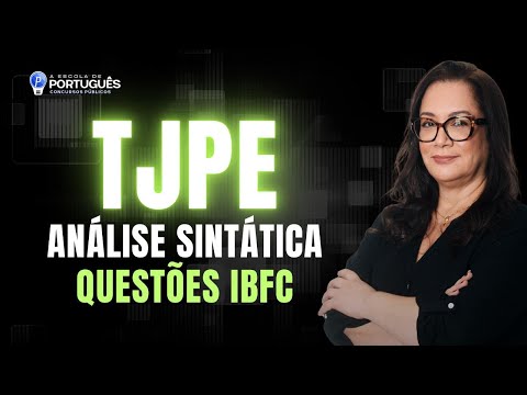 Aulão TJPE - Português - Questões IBFC