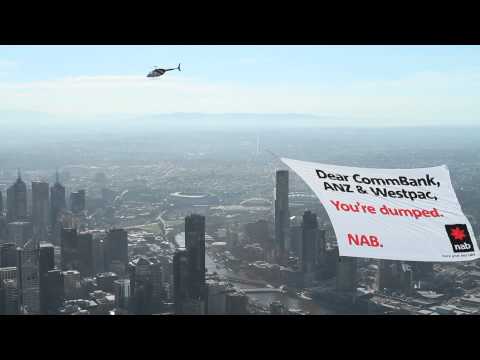 Still frame from Break Up (National Australia Bank, 2011)