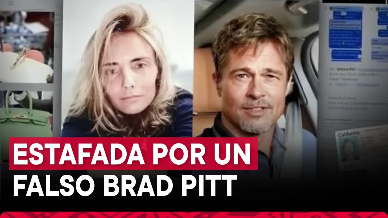 Mujer francesa pierde sus ahorros al ser estafada por un falso Brad Pitt con inteligencia artificial