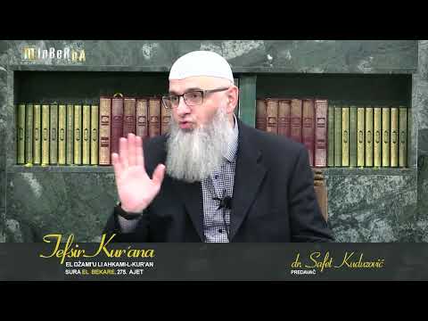 dr. Safet Kuduzović, Kamata je jedan od velikih grijeha