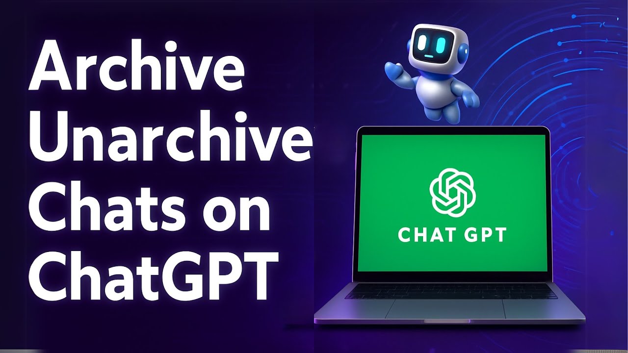 ChatGPT Archive/Unarchive Chats Tutorial | Save or Restore Conversations
