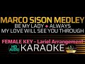 MARCO SISON MEDLEY Female Key KARAOKE/MINUS 1