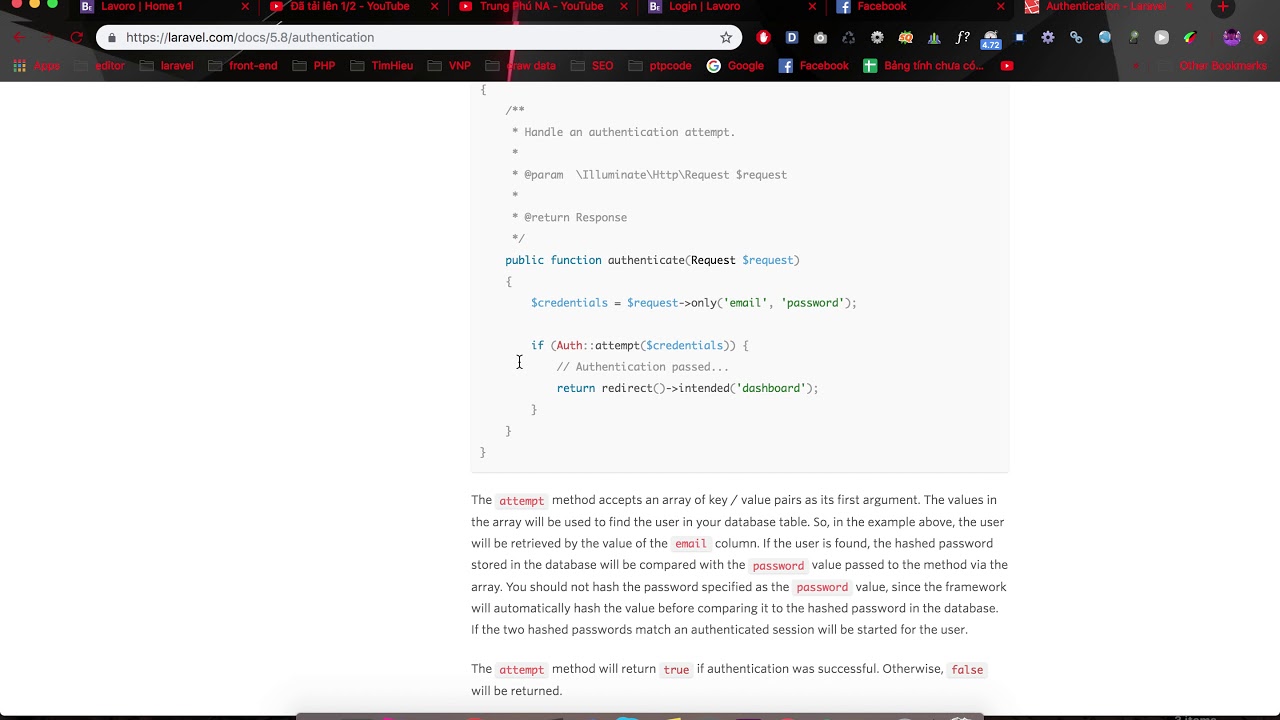 Bài 31 - Xử lý đăng ký - đăng nhập - Đăng xuất - Xây dựng website bán hàng laravel