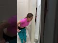 The Toilet Splat All Over Her Shorts