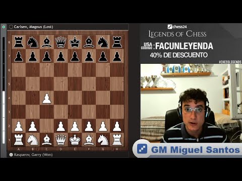 Partida épica: Garry Kasparov vs Magnus Carlsen