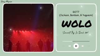 GOT7 (Jackson, Bambam, &amp; Yugyeom) - WOLO &quot;Concert Fly In Seoul 2017&quot; [Han/Rom/Indo]