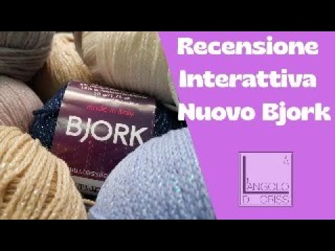 Miniature tutoriel 2 : Bjork mélange laine lurex pelote 50g