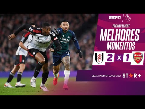 Gols e lances de Fulhan x Arsenal