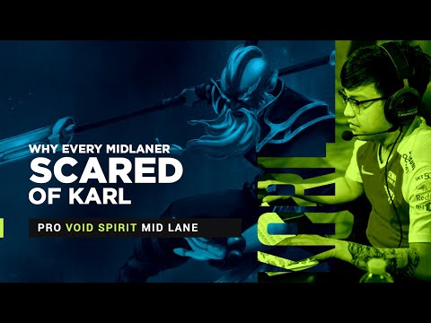 VOID SPIRIT MID GAMEPLAY PRO PLAYER "T1 KARL PERSPECTIVE" 7.31D DOTA 2 ITEM BUILD