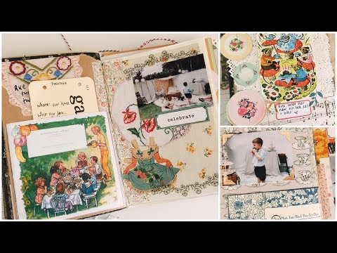 junk journal with me  process video ideas tips
