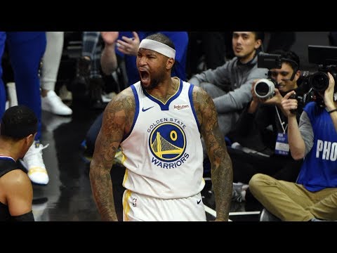 DeMarcus Cousins Warriors Debut vs Clippers! 2018-19 NBA Season