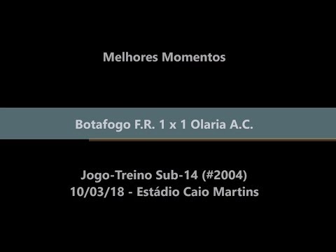 Botafogo 1 x 1 Olaria - Sub14 - Amistoso (10/03/18)