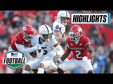 Penn State at Rutgers | Highlights | Big Ten Football | Nov. 19, 2022