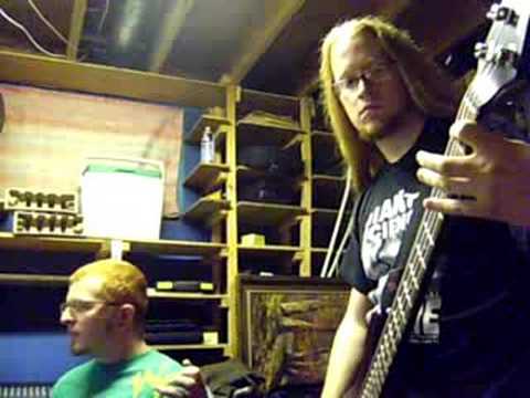 Calculating Collapse recording bass tracks