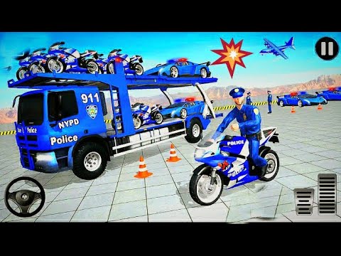Us Police Bike Transporter || Police Transport Games 2021 Android Gameplay ##07