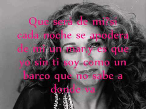 Que sera de mi Letra Lolita Flores