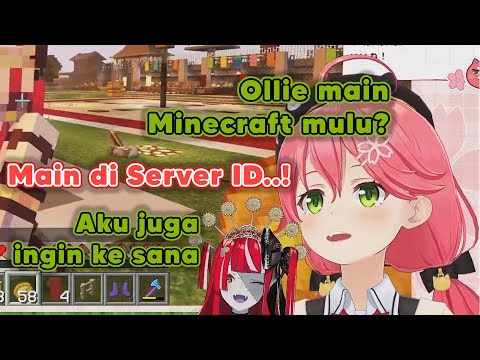 Alice Ch。 - Sakura Miko wants to visit the Minecraft HoloID Server
