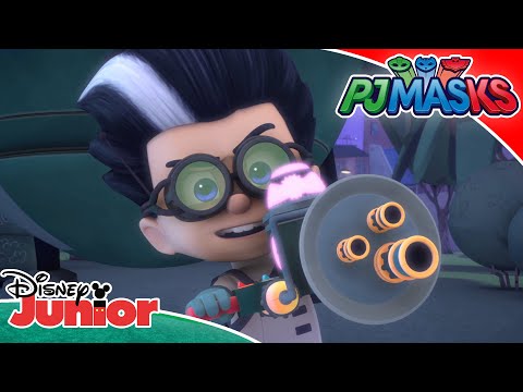 🧑‍🔬Romeos onde planer | Pyjamasheltene | Disney Junior Danmark