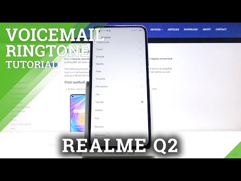 How to Change Voicemail Notification Sound in REALME Q2 – Voicemail Settings