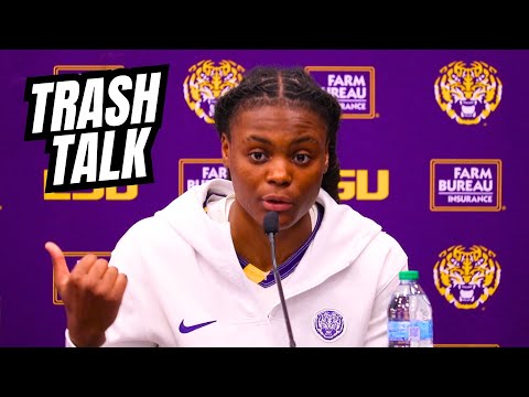LSU MiLaysia Fulwiley erupts on trash talking Charlotte team 117-59 | Post Game Press Conference