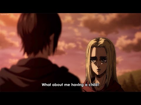 Historia has Eren's Baby?? | Eren and Historia. talk about having a child eng sub