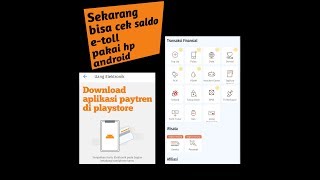 Download lagu Cara cek saldo e-toll pakai hp android aplikasi paytren mp3