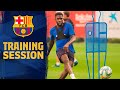 Back in training in a wet post-international break session