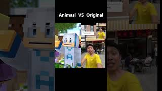 Download lagu Zuzuzu why is she on top of an apartment?!! [Animation VS Original] #minecraftanimation #minecraf... mp3