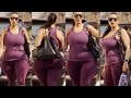 Jadai Hot Figure Hotie Neha Dhupia Huge Sexy Looking Gym Outfit At Front Media