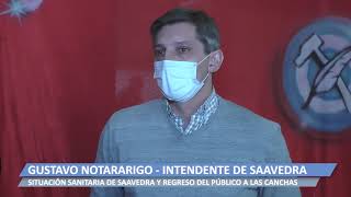 2021 08 12 NOTA A GUSTAVO NOTARARIGO   SITUACION SANITARIA DE SAAVEDRA