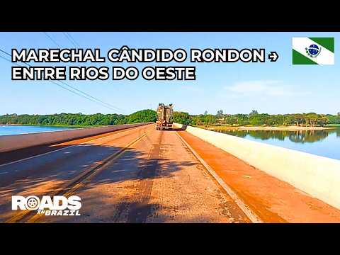 Marechal Cândido Rondon – Entre Rios do Oeste, PR | POV Dashcam Drive