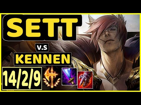 BWIPO (SETT) vs KENNEN - 14/2/9 KDA TOP CHALLENGER GAMEPLAY - EUW