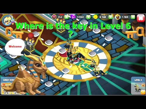 Where is the key in Level 6 ?-Dragon Mania legends | Divine Party Basement Castle Event | DML