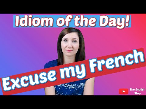 [English Idiom] Excuse / Pardon my French! | Meaning and Pronunciation