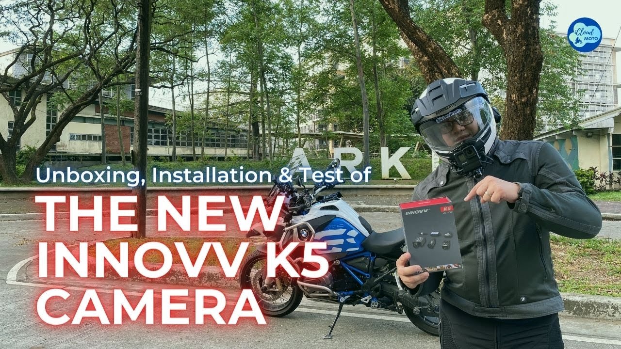 The New K5 Motorcycle Dashcam by INNOVV
