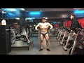 21 yo bodybuilder 15 weeks out posing