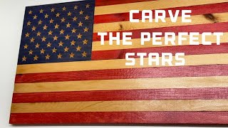 How to Carve Stars For Flag