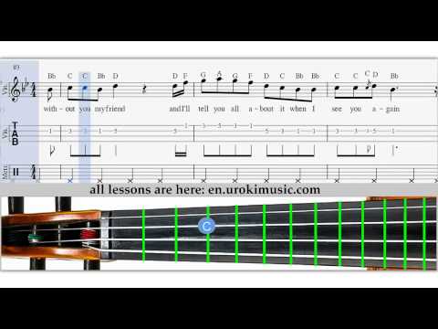 Viool Leren Spelen Wiz  Khalifa - See You Again Vioolles Studie Klasse Muzieknoten Bladmuziek