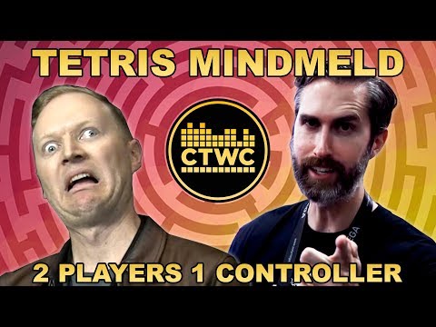 Jonas + Trey Tetris Mindmeld - One Player on D-Pad, the Other Rotates! WORLD RECORD