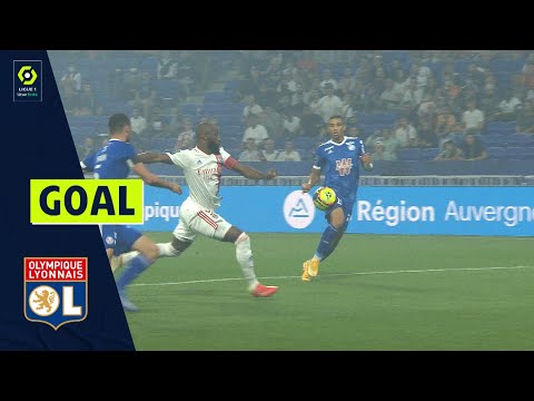 Goal Moussa DEMBELE (8' - OL) OLYMPIQUE LYONNAIS - RC STRASBOURG ALSACE (3-1) 21/22