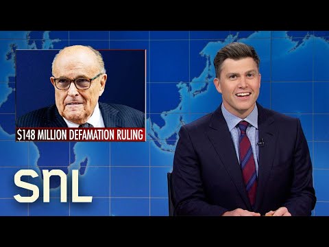 Weekend Update: Giuliani’s $148 Million Defamation Ruling, Biden and Obama's Obamacare Video - SNL