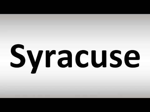 How to Pronounce 'Syracuse' Correctly