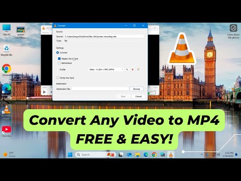 How to Use VLC Media Player to Convert Videos to MP4 | VLC Tutorial 15