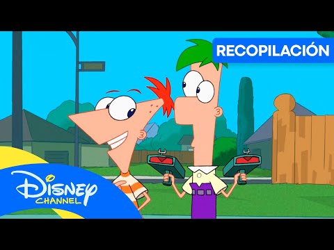 PHINEAS Y FERB: ¡Más inventos de Phineas y Ferb! 😎 | RECOPILACIÓN | @disneychannelES